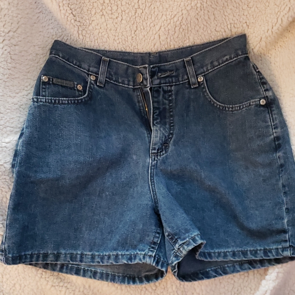 Dark Wash Lee Jean Shorts